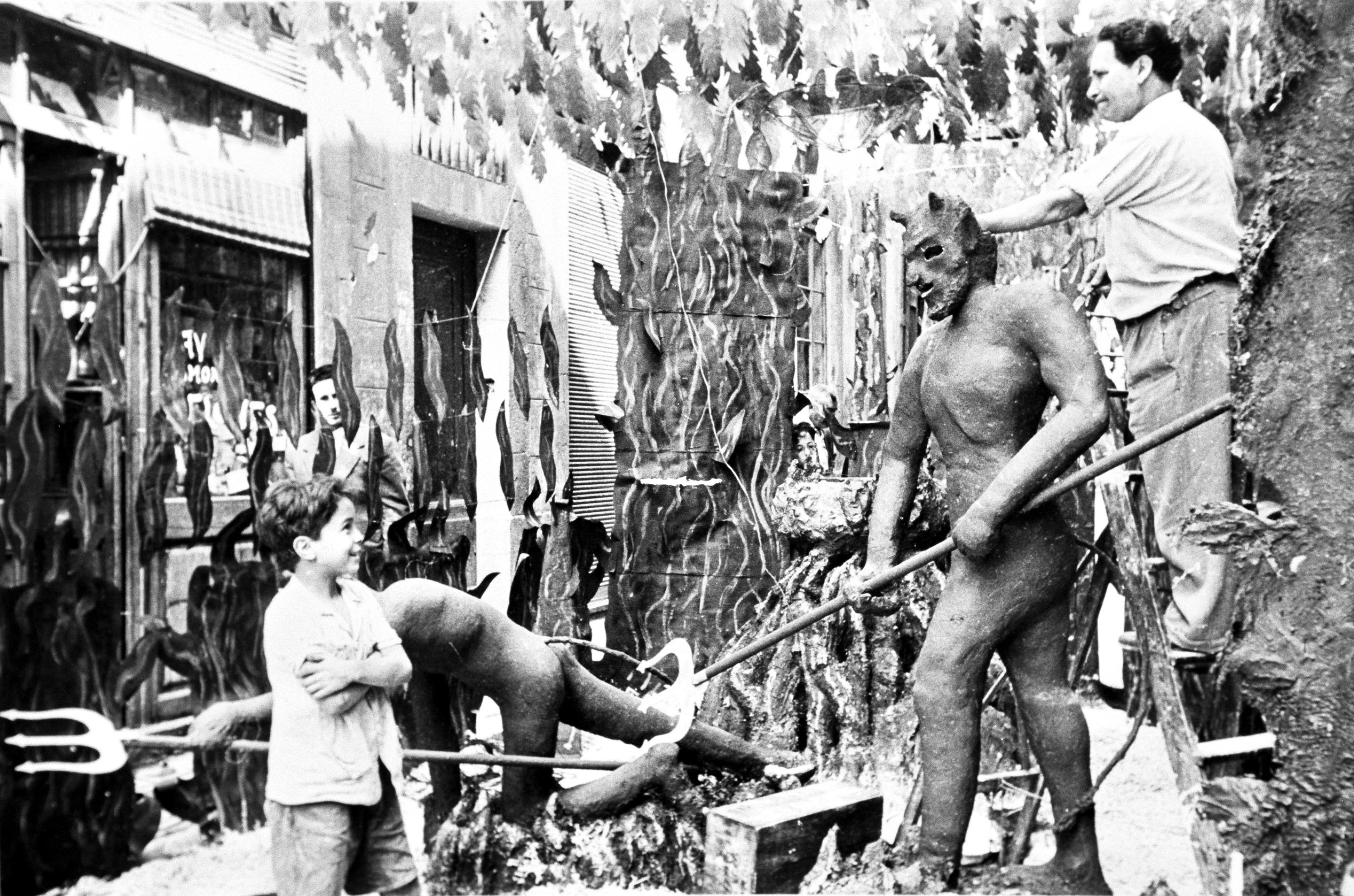 Imatge de les festes de Gràcia al 1956