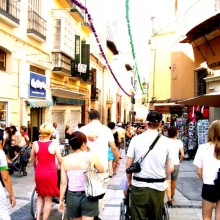 carrer del centre històric de Màlaga