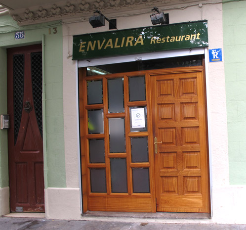 Façana del restaurant Envalira