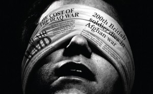 Imatge extreta de la caràtula de La guerra que no ves, de John Pilger