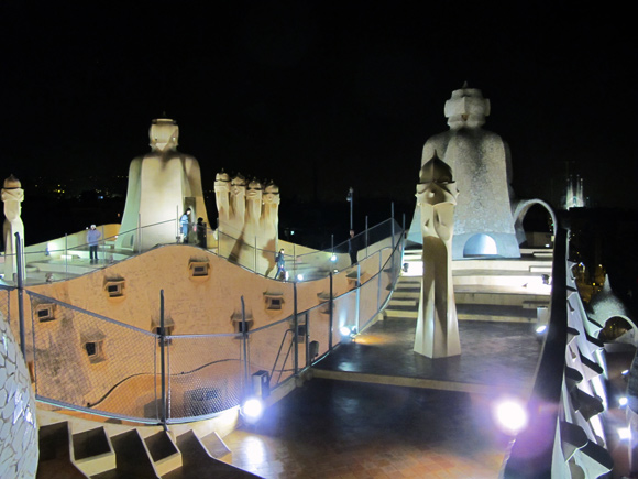 Visita nocturna a La Pedrera