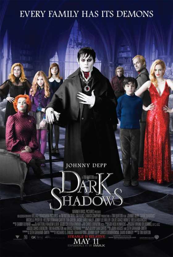 Sombras tenebrosas - Tim Burton