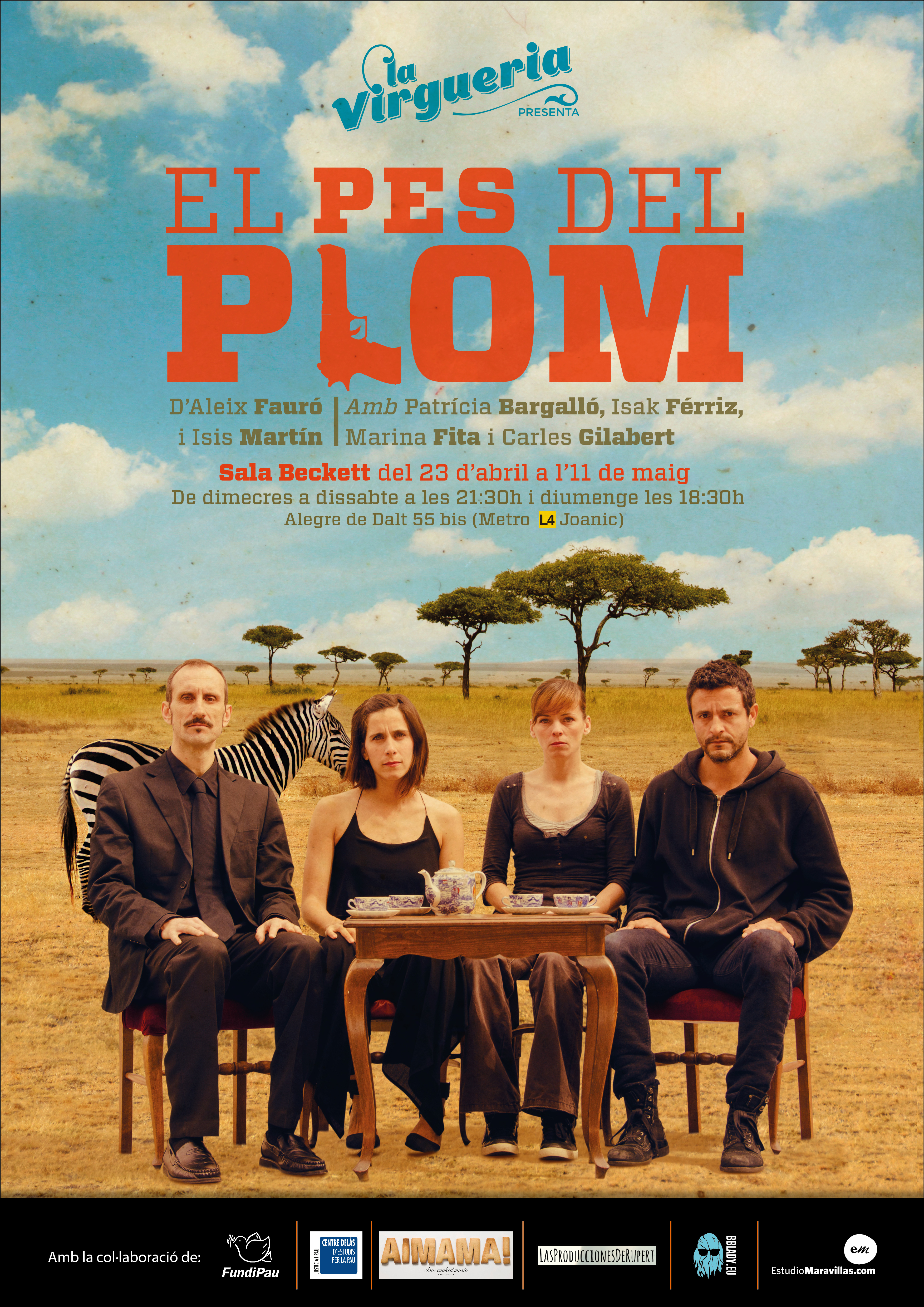 Cartell El pes del plom, de La Virgueria